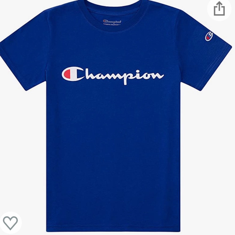 Champion crew neck tee size S